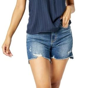 Judy Blue Mid-rise Distressed Cut-off Denim Jean Shorts Size SMALL
